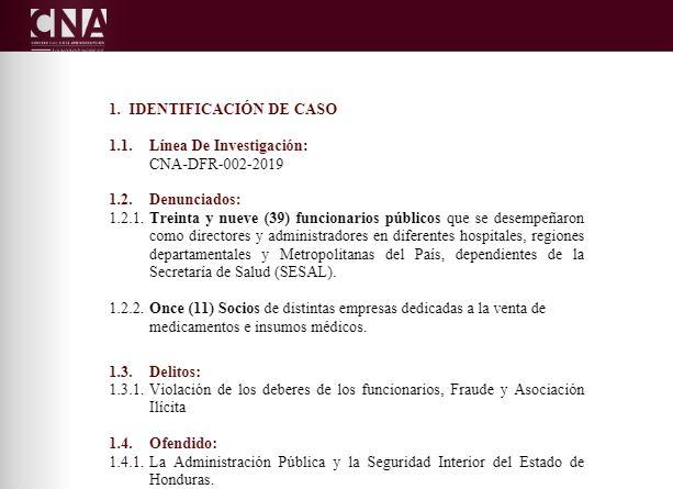 Identificación de empresas que se dedicaban a la venta sobrevalorada de medicamentos e insumos médicos a la Sesal